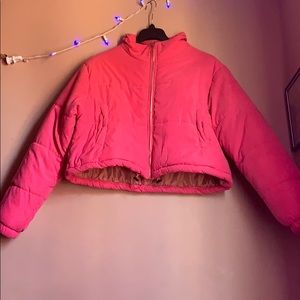 Pink Puffer Jacket
